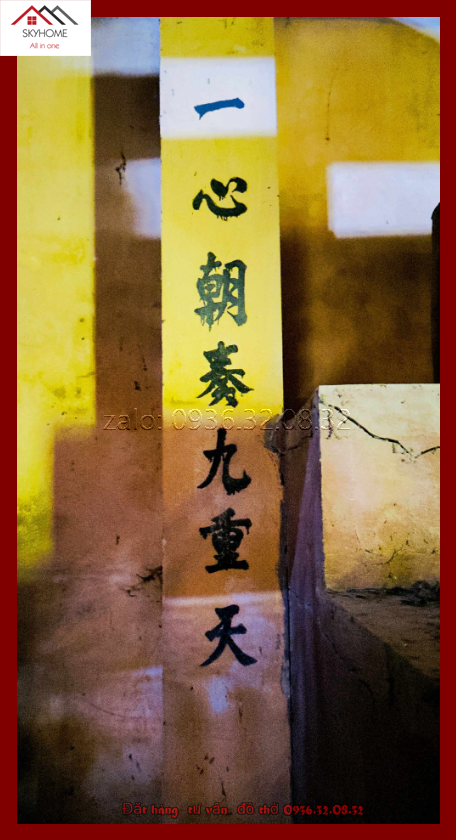 Câu đối thờ chữ Nhất tâm triều tấu- Bách bái lễ nghinh